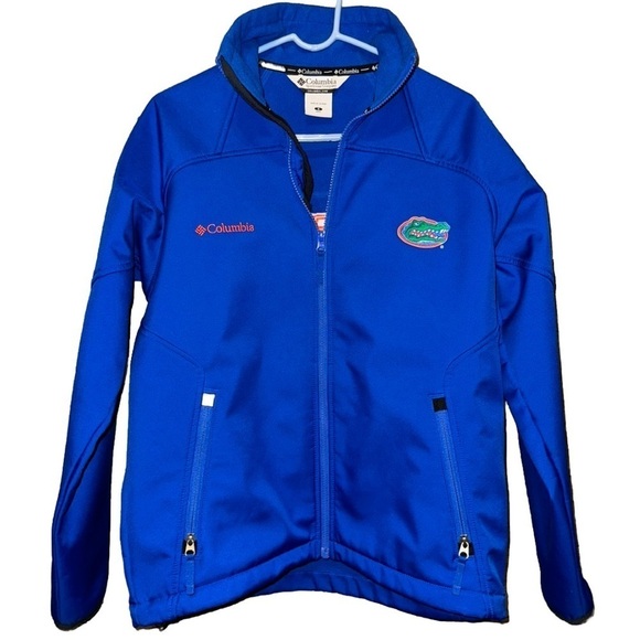 Columbia Florida Gators Blue Softshell Full Zip Jacket Mens Small - Picture 3 of 6